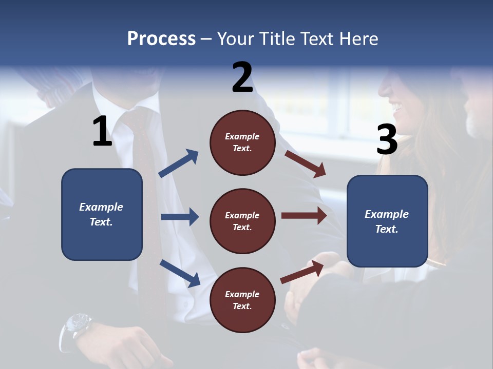 Team International Male PowerPoint Template