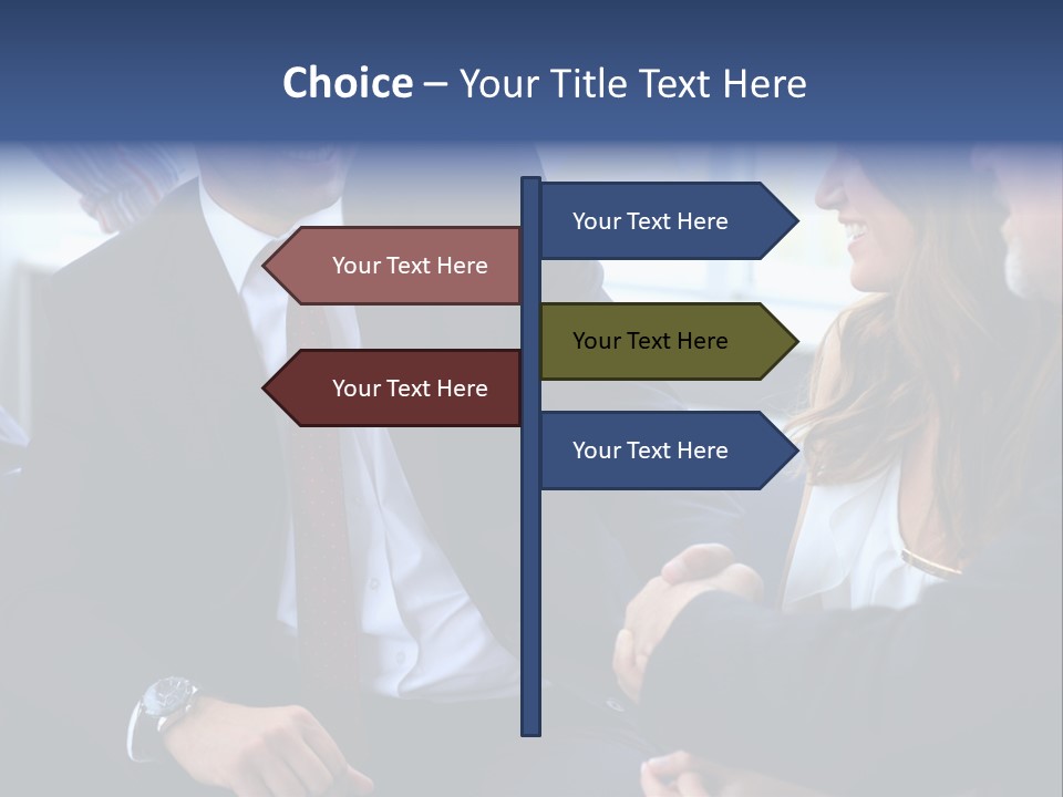 Team International Male PowerPoint Template