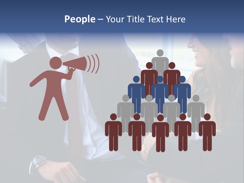 Team International Male PowerPoint Template