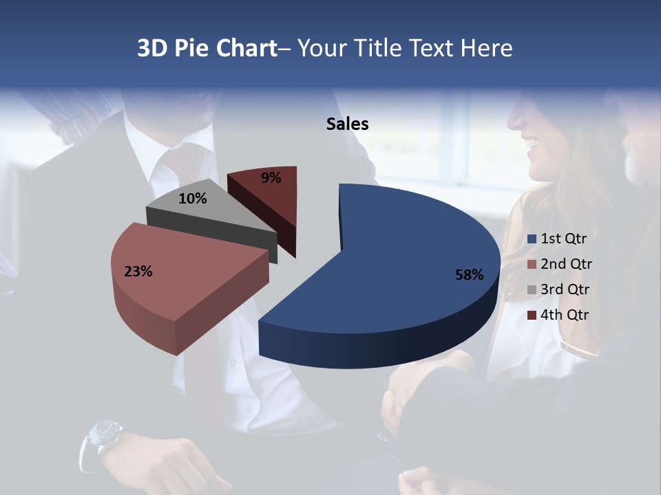 Team International Male PowerPoint Template