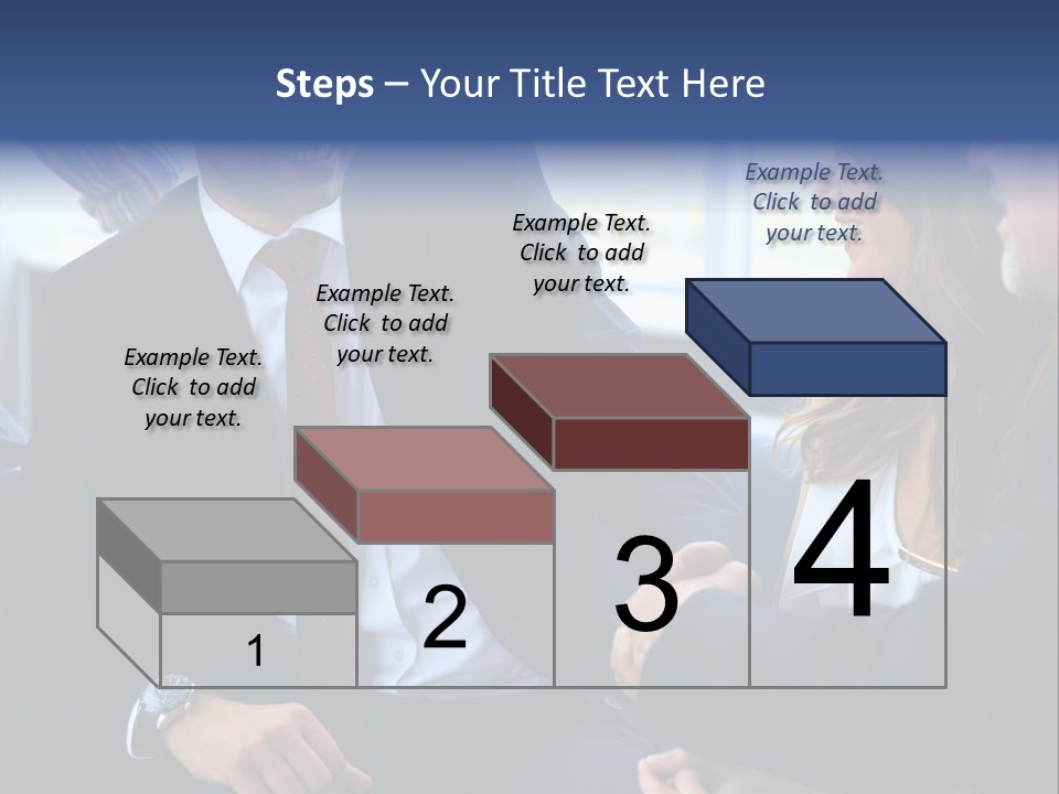 Team International Male PowerPoint Template