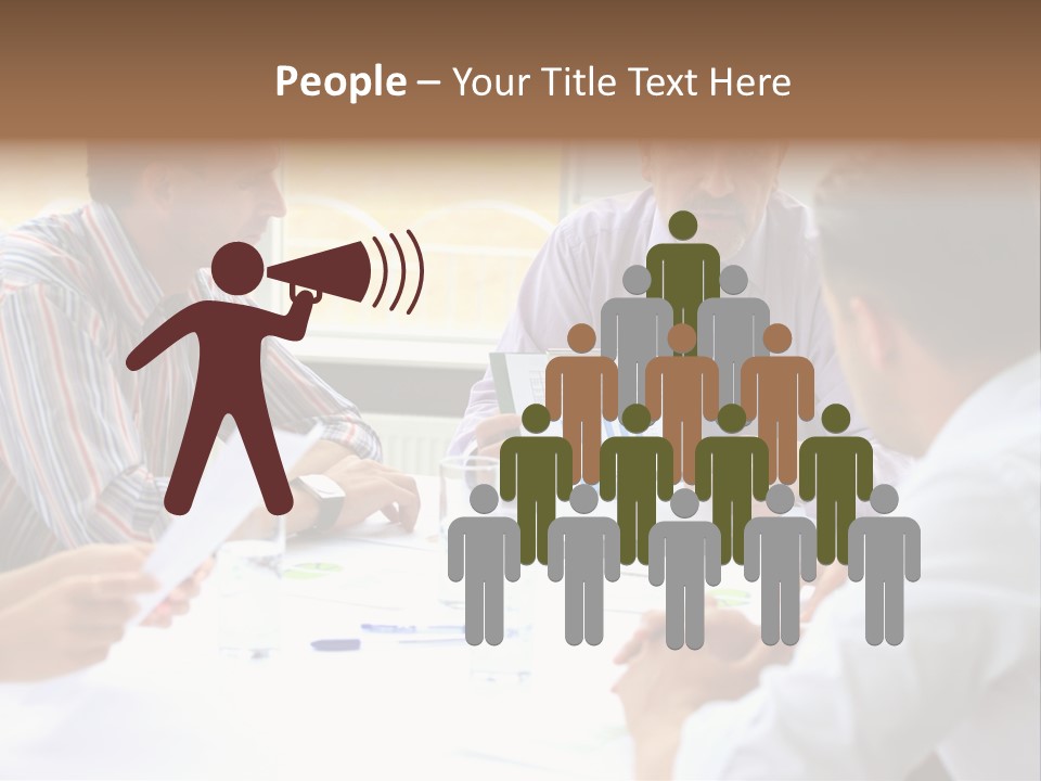 Communication Serious Together PowerPoint Template