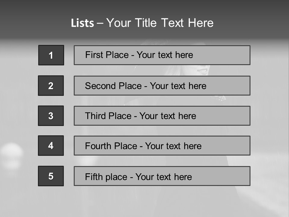 Day Woman Pretty PowerPoint Template