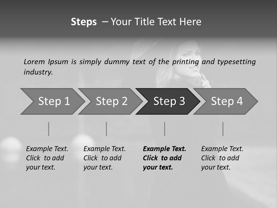 Day Woman Pretty PowerPoint Template