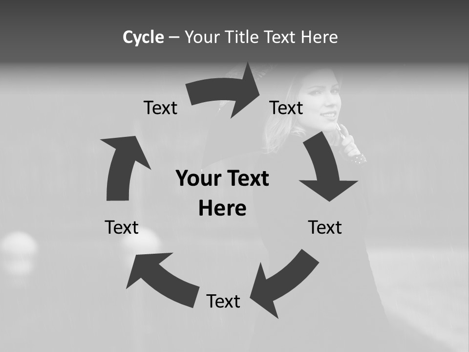 Day Woman Pretty PowerPoint Template