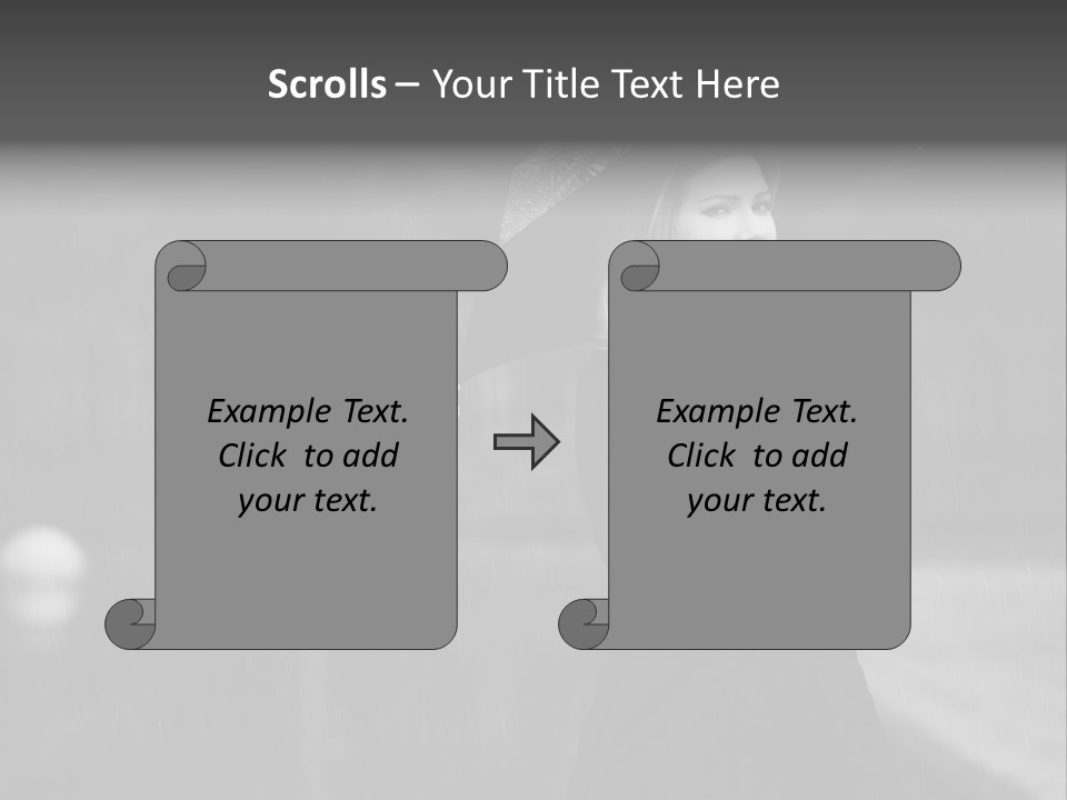 Day Woman Pretty PowerPoint Template