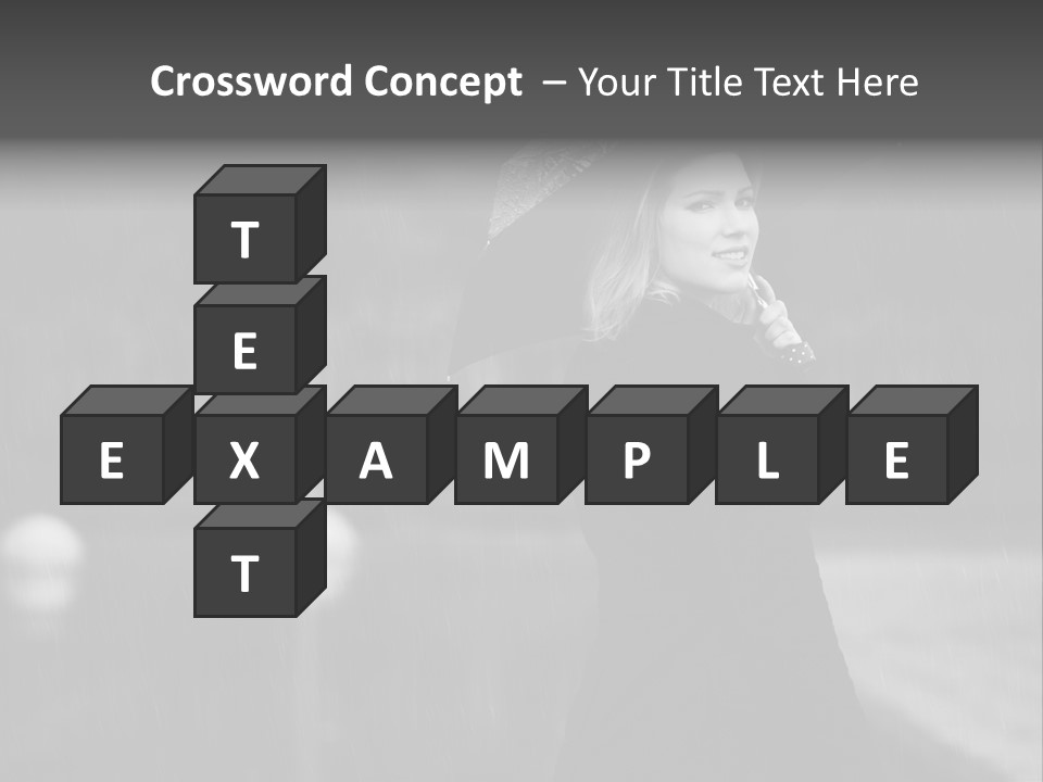 Day Woman Pretty PowerPoint Template