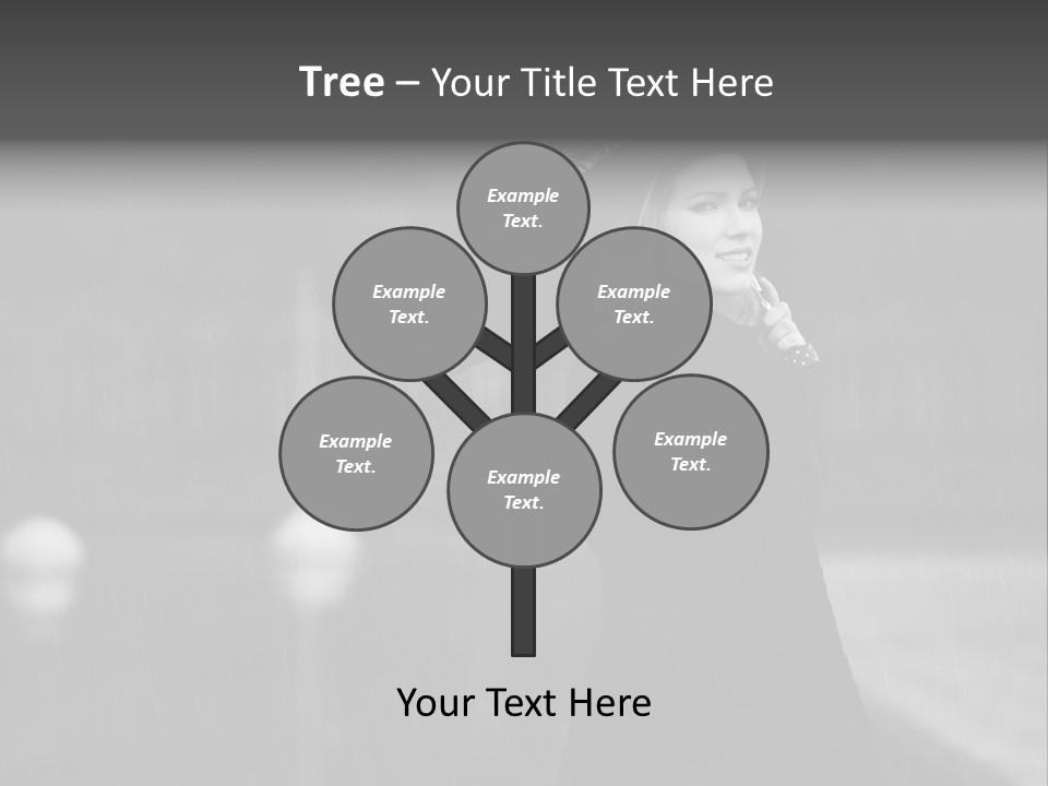 Day Woman Pretty PowerPoint Template