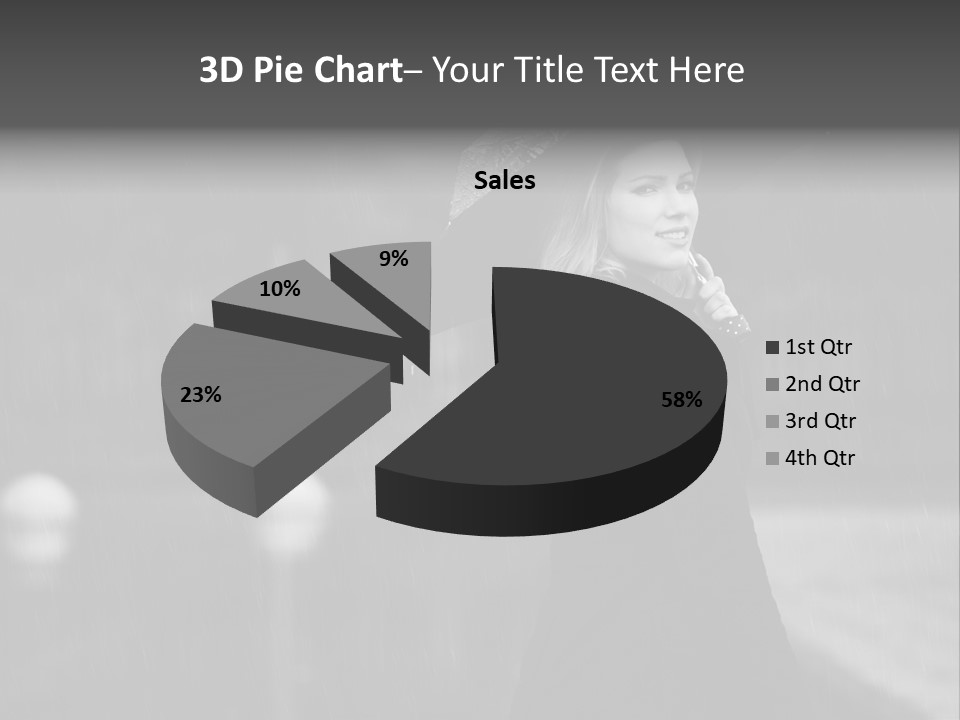 Day Woman Pretty PowerPoint Template