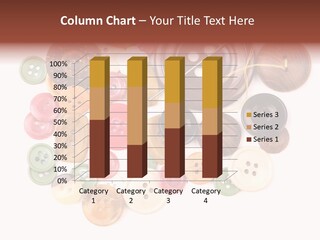 Round Textile Circle PowerPoint Template