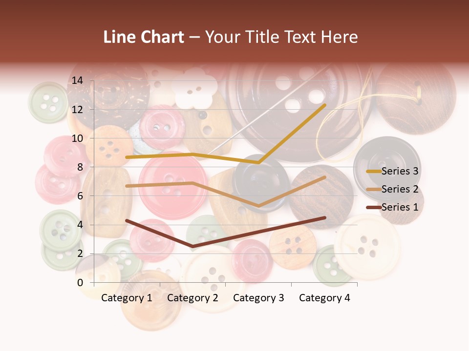 Round Textile Circle PowerPoint Template
