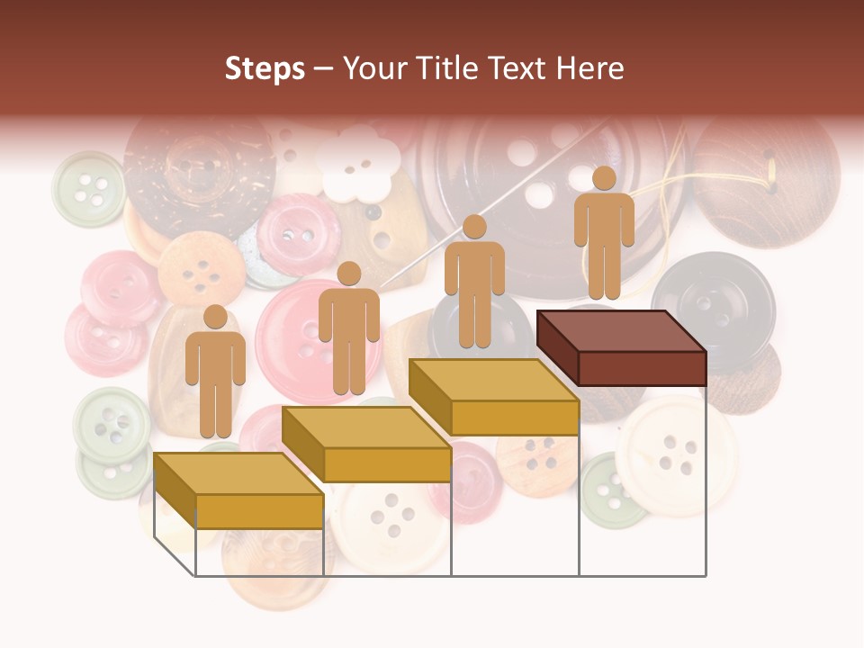 Round Textile Circle PowerPoint Template