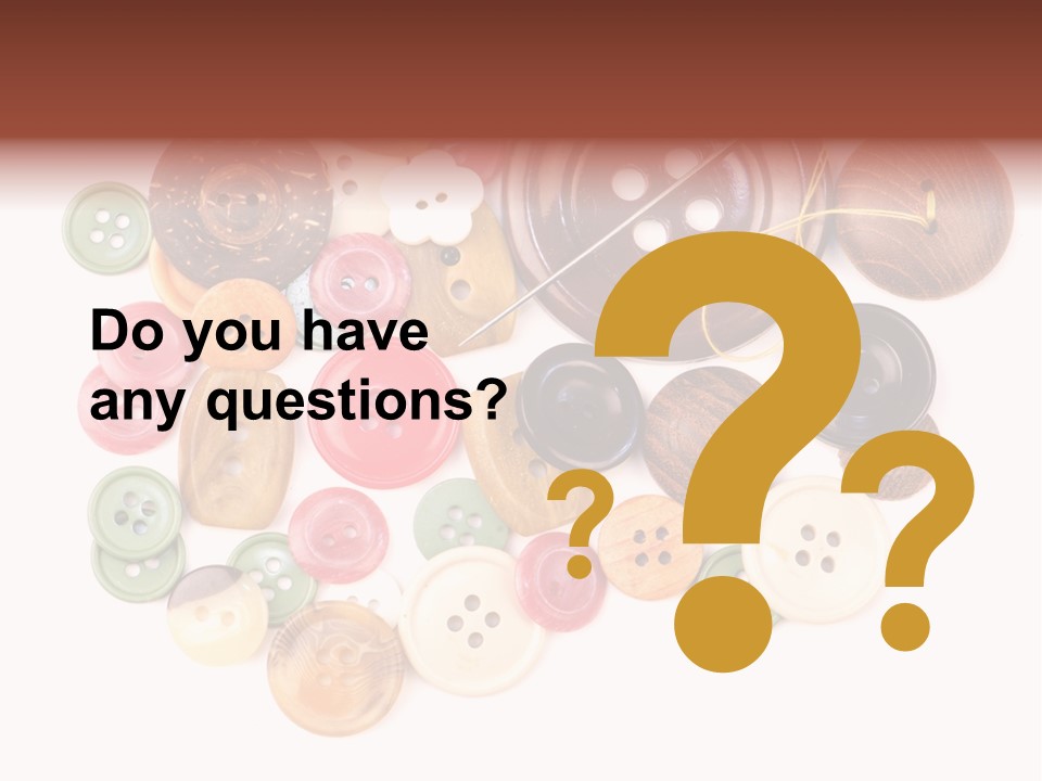 Round Textile Circle PowerPoint Template