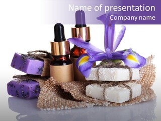 Purple Natural Beauti PowerPoint Template