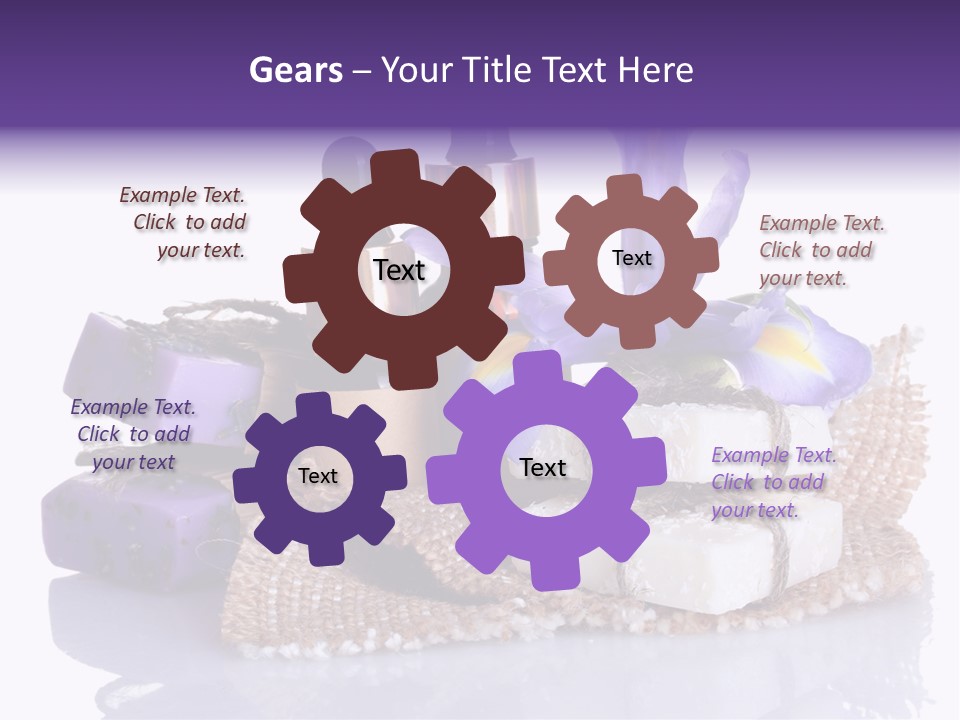 Purple Natural Beauti PowerPoint Template