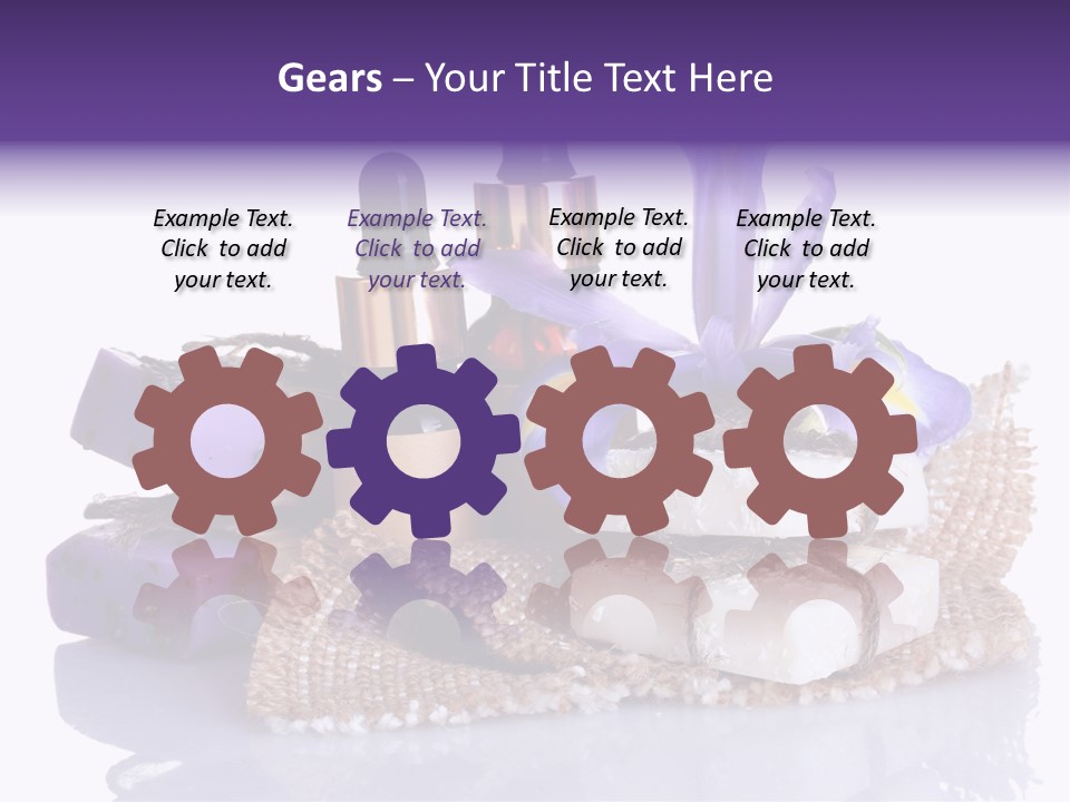 Purple Natural Beauti PowerPoint Template