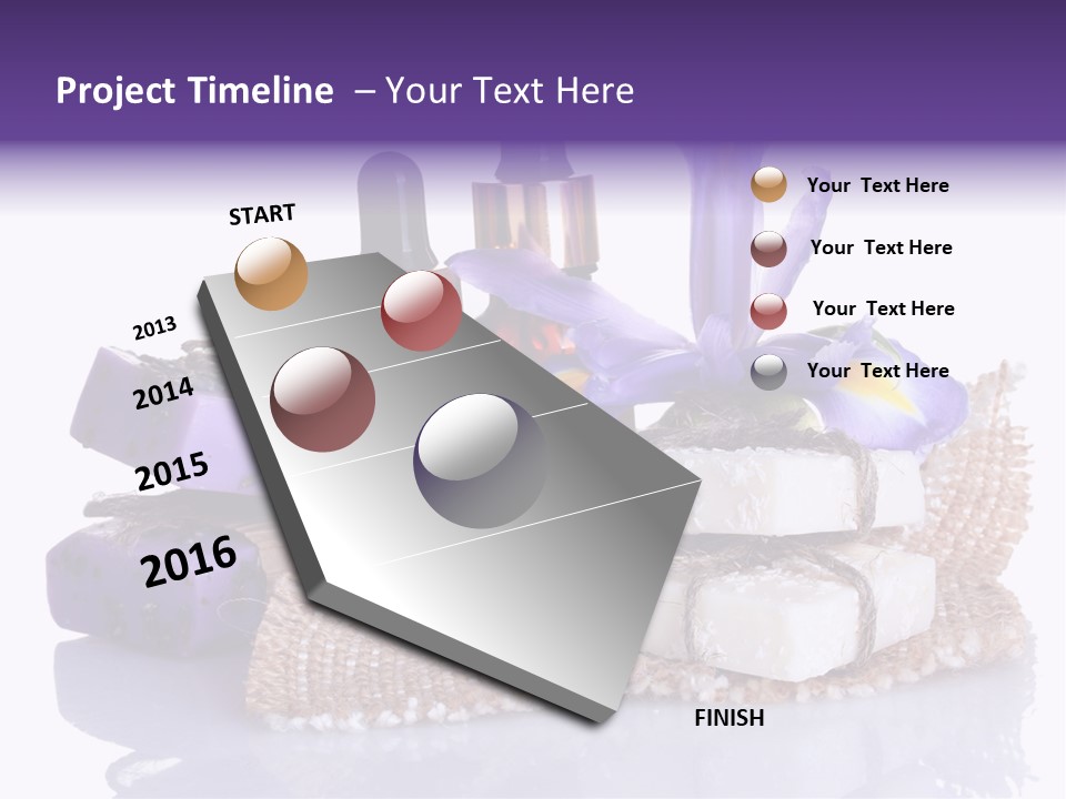 Purple Natural Beauti PowerPoint Template