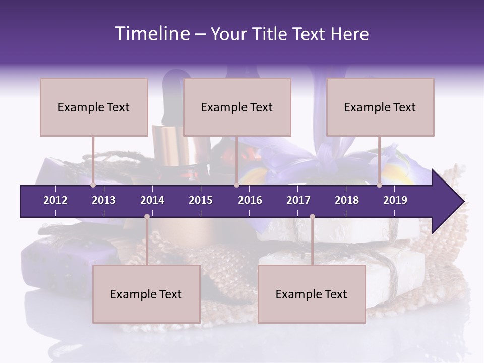 Purple Natural Beauti PowerPoint Template