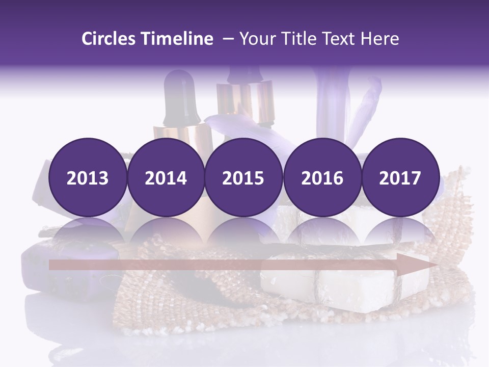 Purple Natural Beauti PowerPoint Template