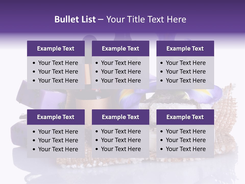 Purple Natural Beauti PowerPoint Template