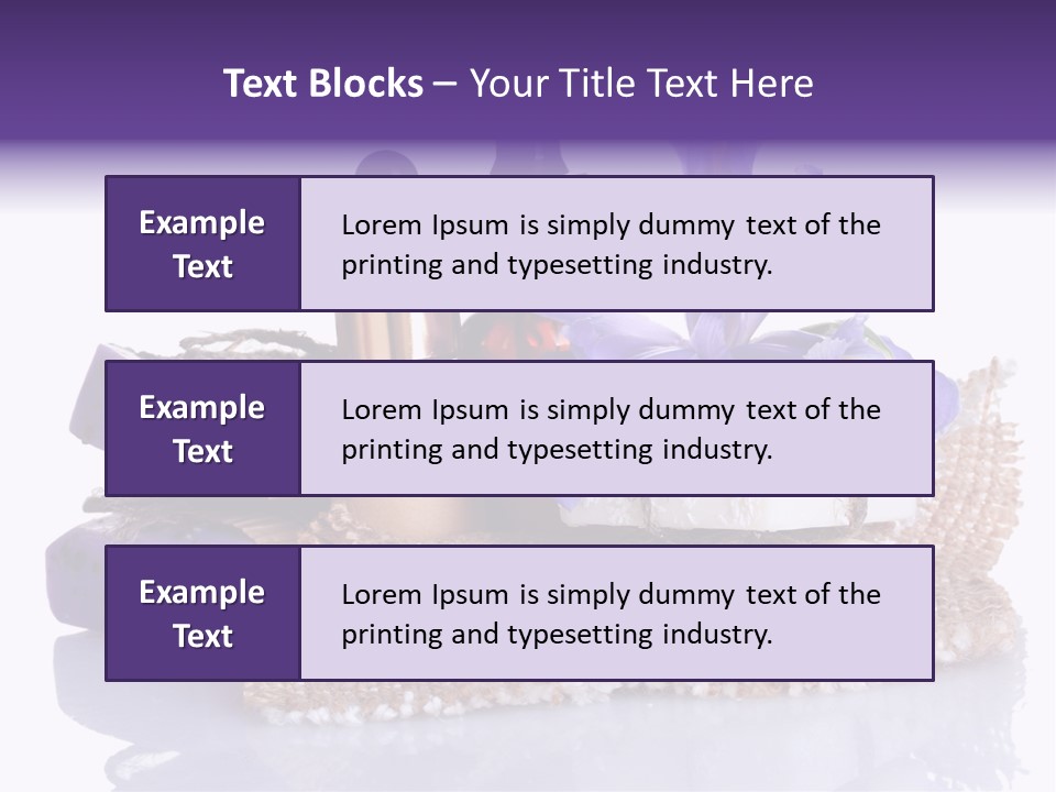 Purple Natural Beauti PowerPoint Template