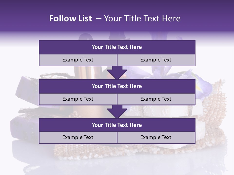 Purple Natural Beauti PowerPoint Template