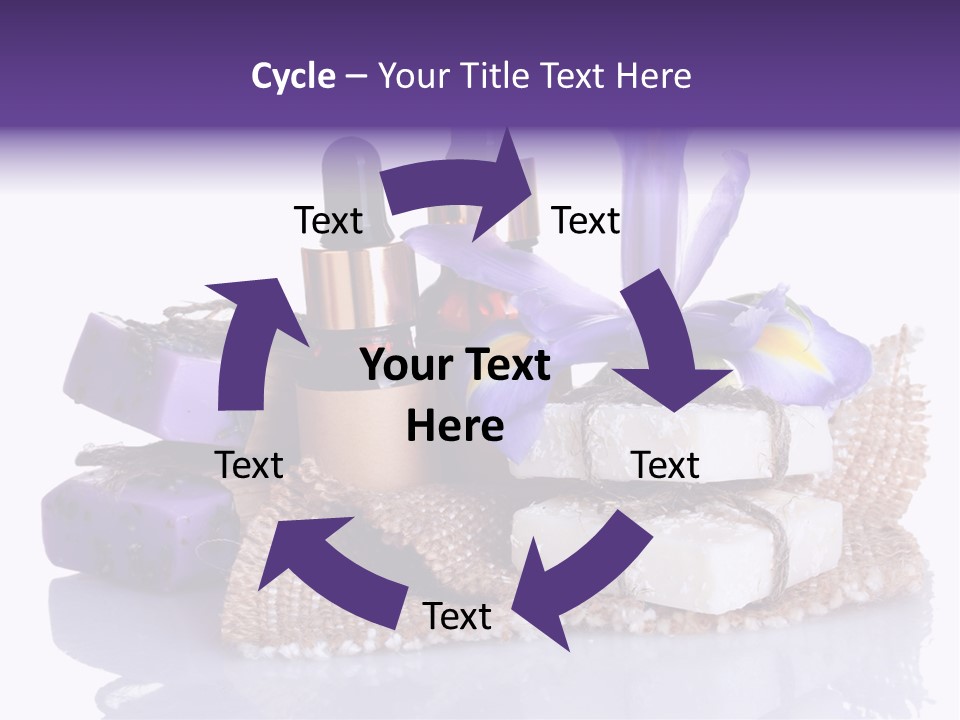 Purple Natural Beauti PowerPoint Template