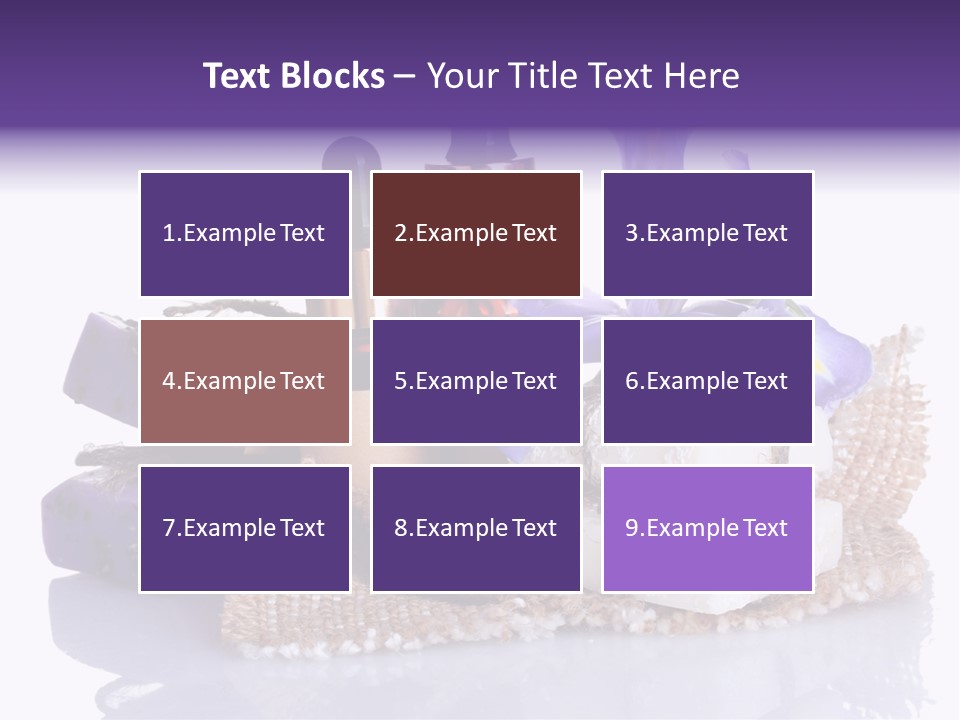 Purple Natural Beauti PowerPoint Template