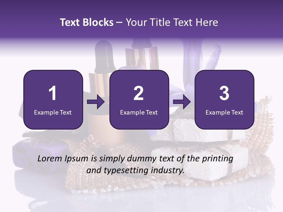 Purple Natural Beauti PowerPoint Template