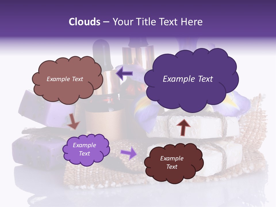 Purple Natural Beauti PowerPoint Template