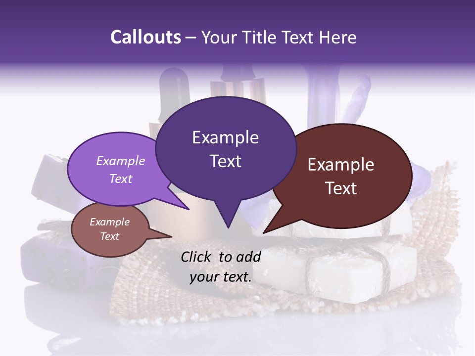 Purple Natural Beauti PowerPoint Template