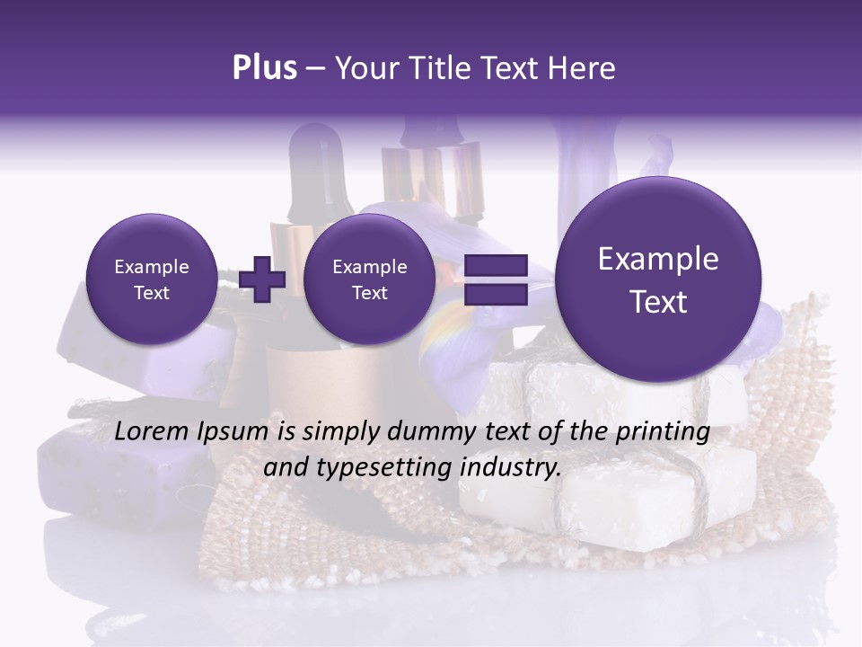Purple Natural Beauti PowerPoint Template