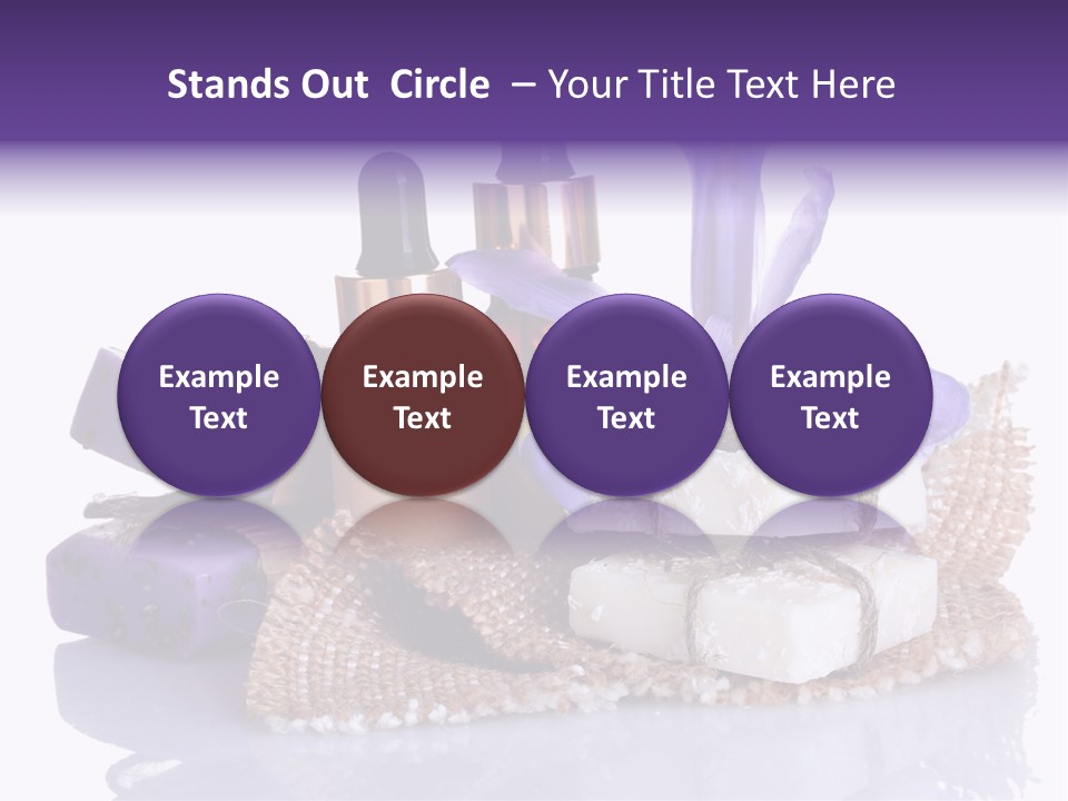 Purple Natural Beauti PowerPoint Template