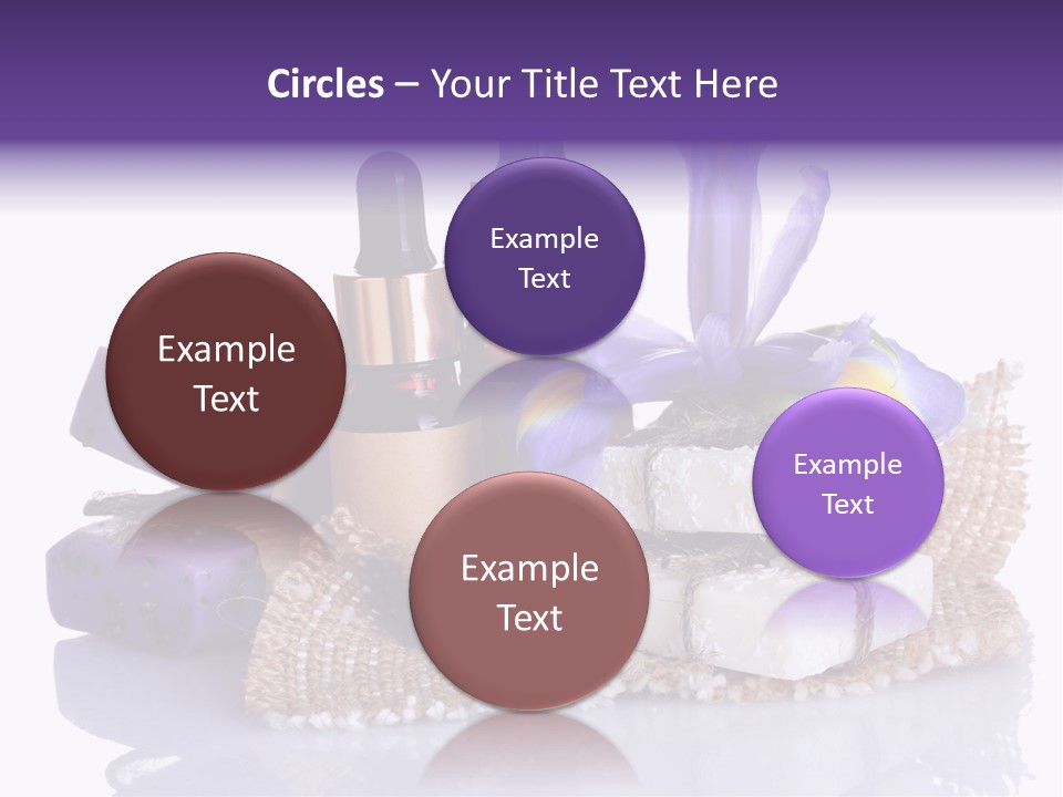 Purple Natural Beauti PowerPoint Template