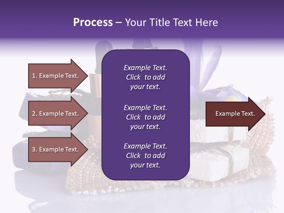 Purple Natural Beauti PowerPoint Template