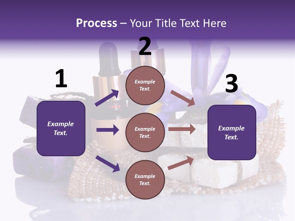 Purple Natural Beauti PowerPoint Template