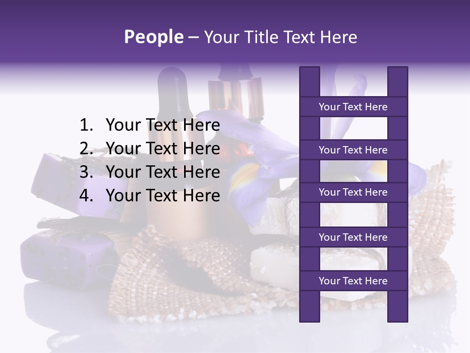 Purple Natural Beauti PowerPoint Template