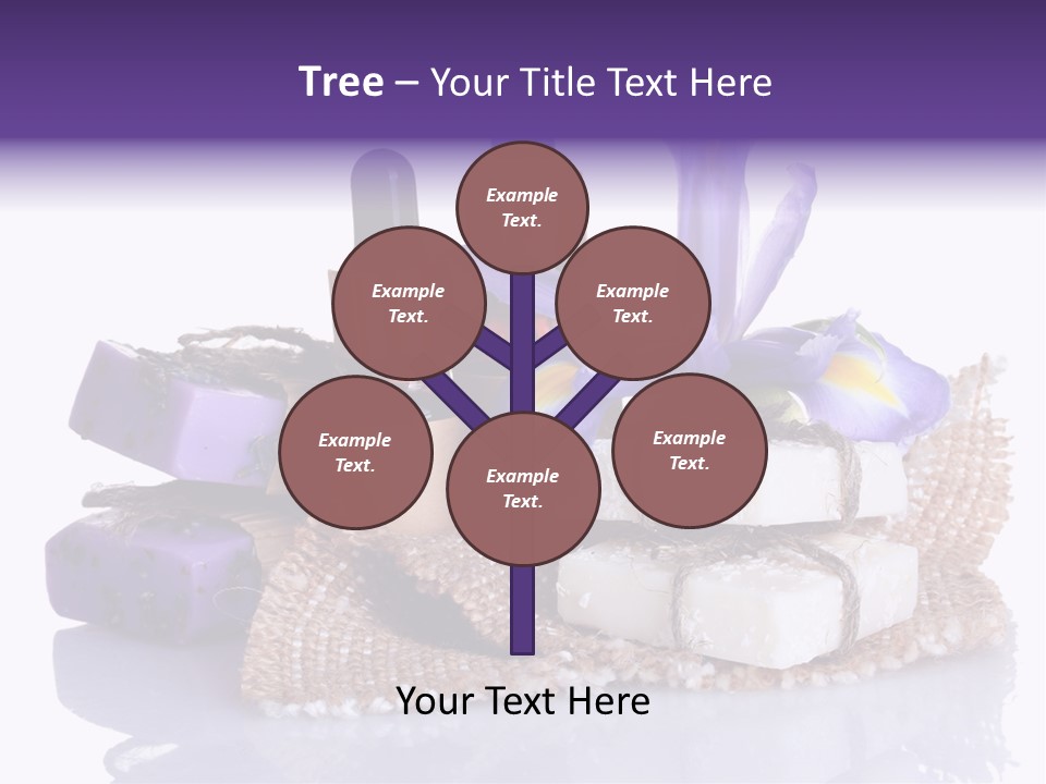 Purple Natural Beauti PowerPoint Template