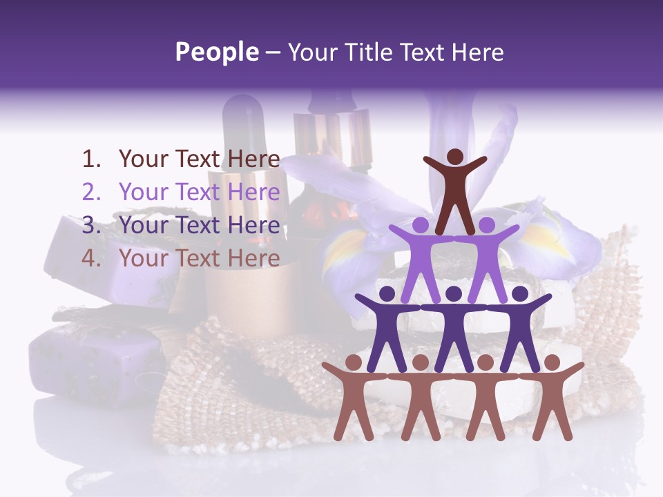 Purple Natural Beauti PowerPoint Template