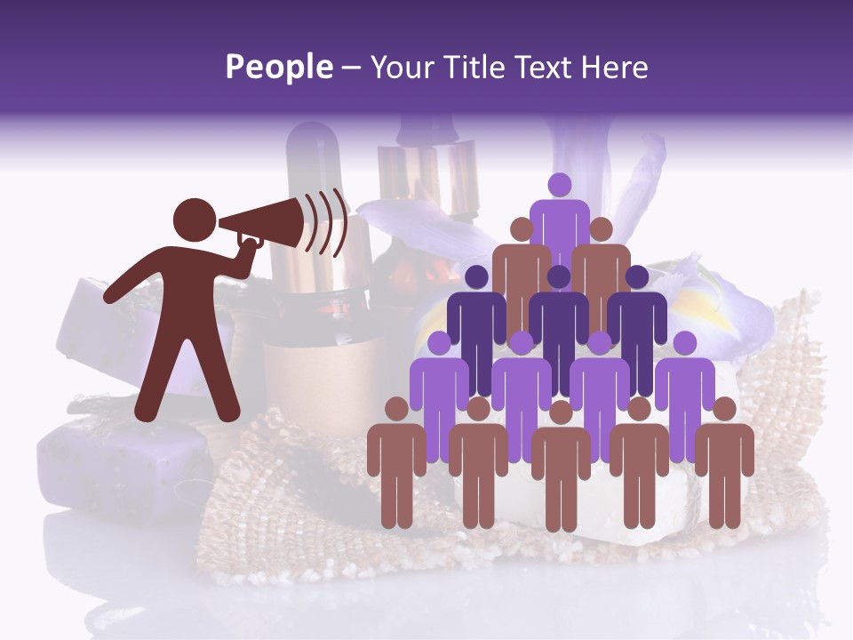 Purple Natural Beauti PowerPoint Template