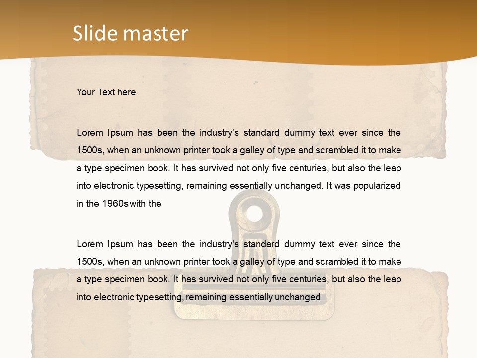 Blank Epia Framework PowerPoint Template