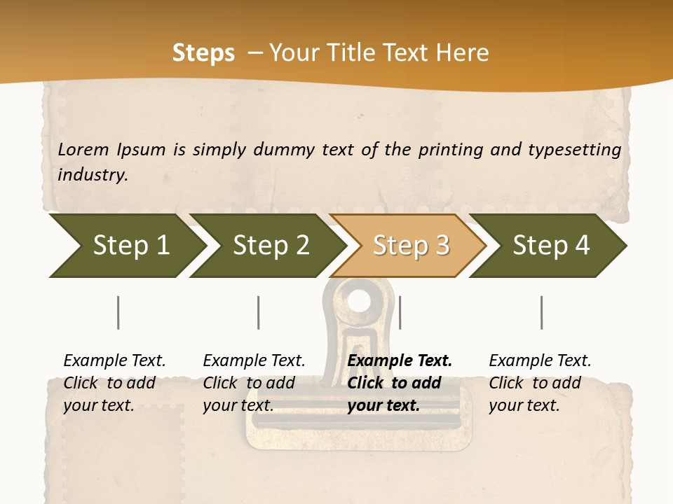 Blank Epia Framework PowerPoint Template