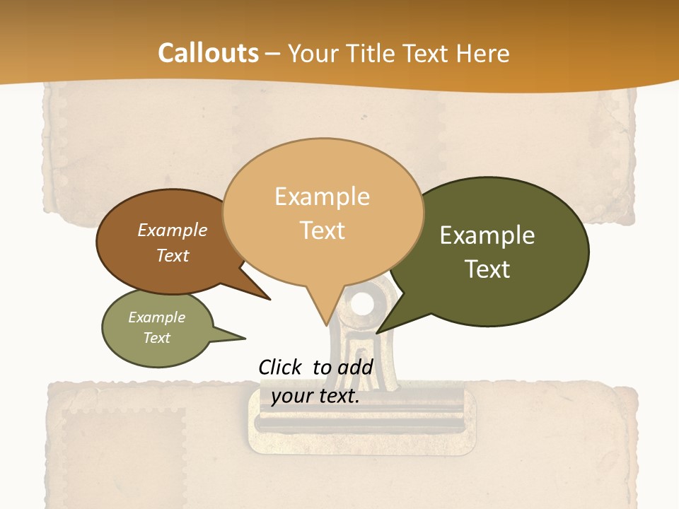 Blank Epia Framework PowerPoint Template
