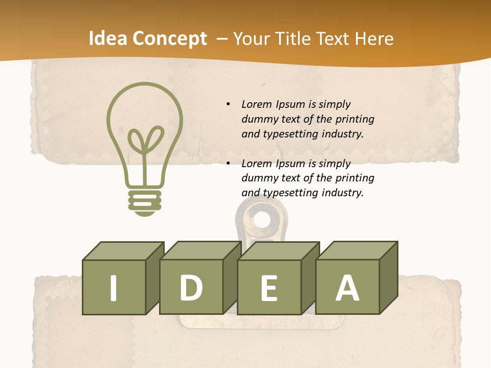 Blank Epia Framework PowerPoint Template