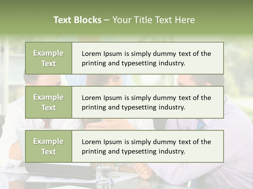 Smiling Work Laptop PowerPoint Template