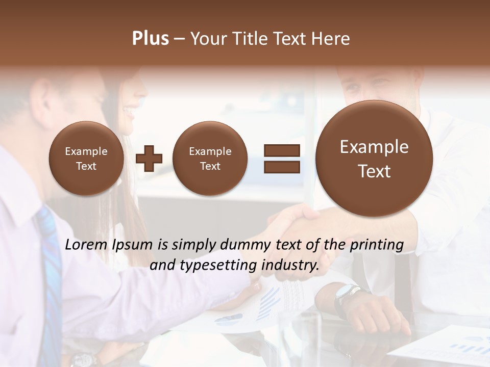 Together Male Strength PowerPoint Template
