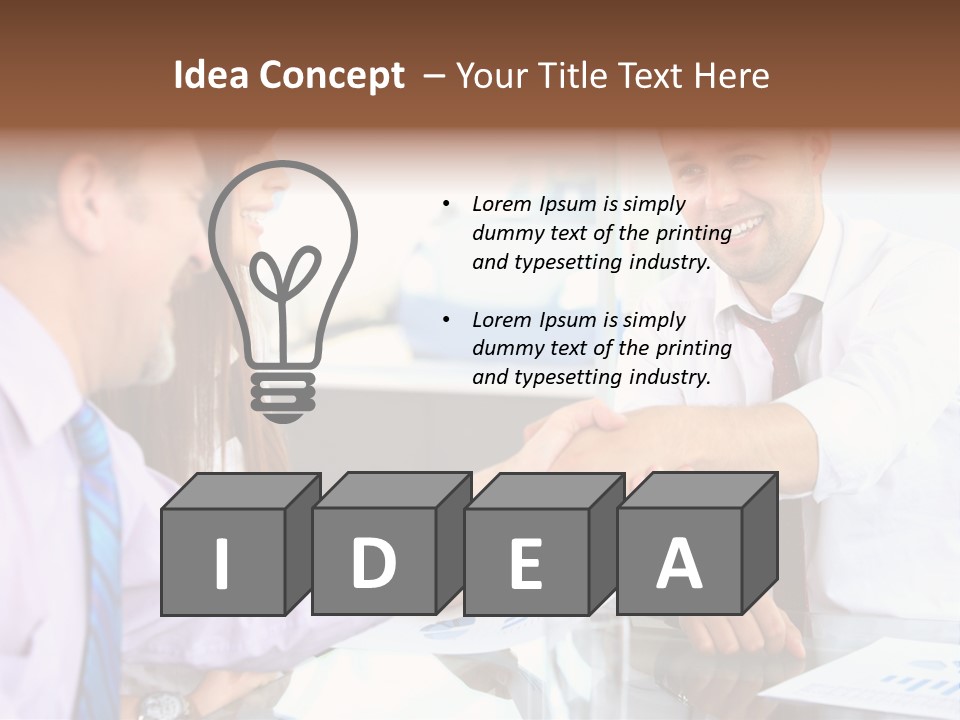 Together Male Strength PowerPoint Template