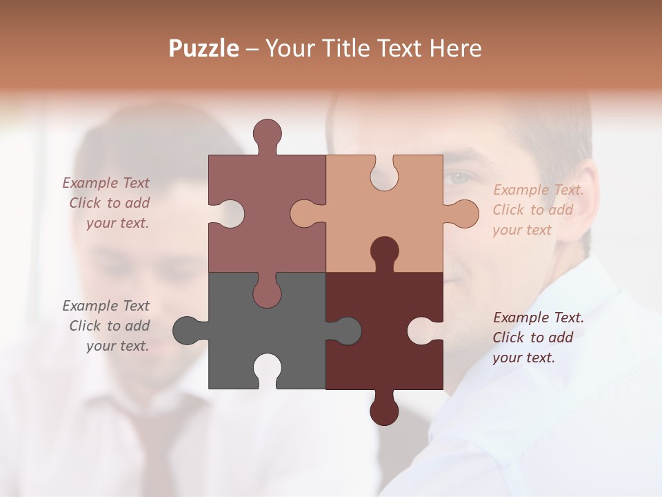 Young Worker Success PowerPoint Template
