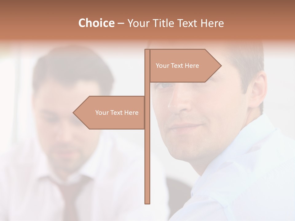 Young Worker Success PowerPoint Template