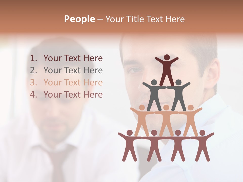 Young Worker Success PowerPoint Template